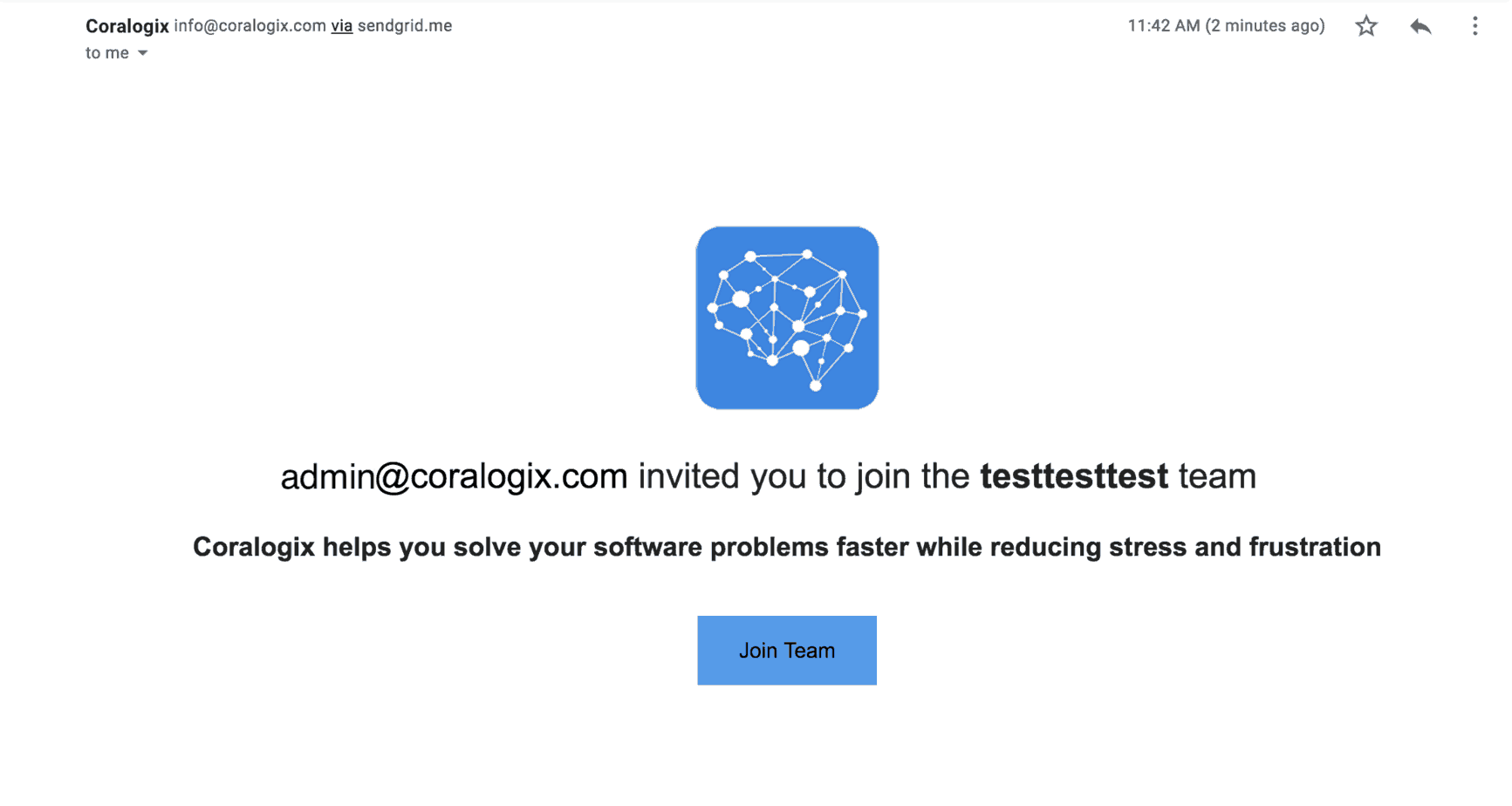 coralogix sso join request to user