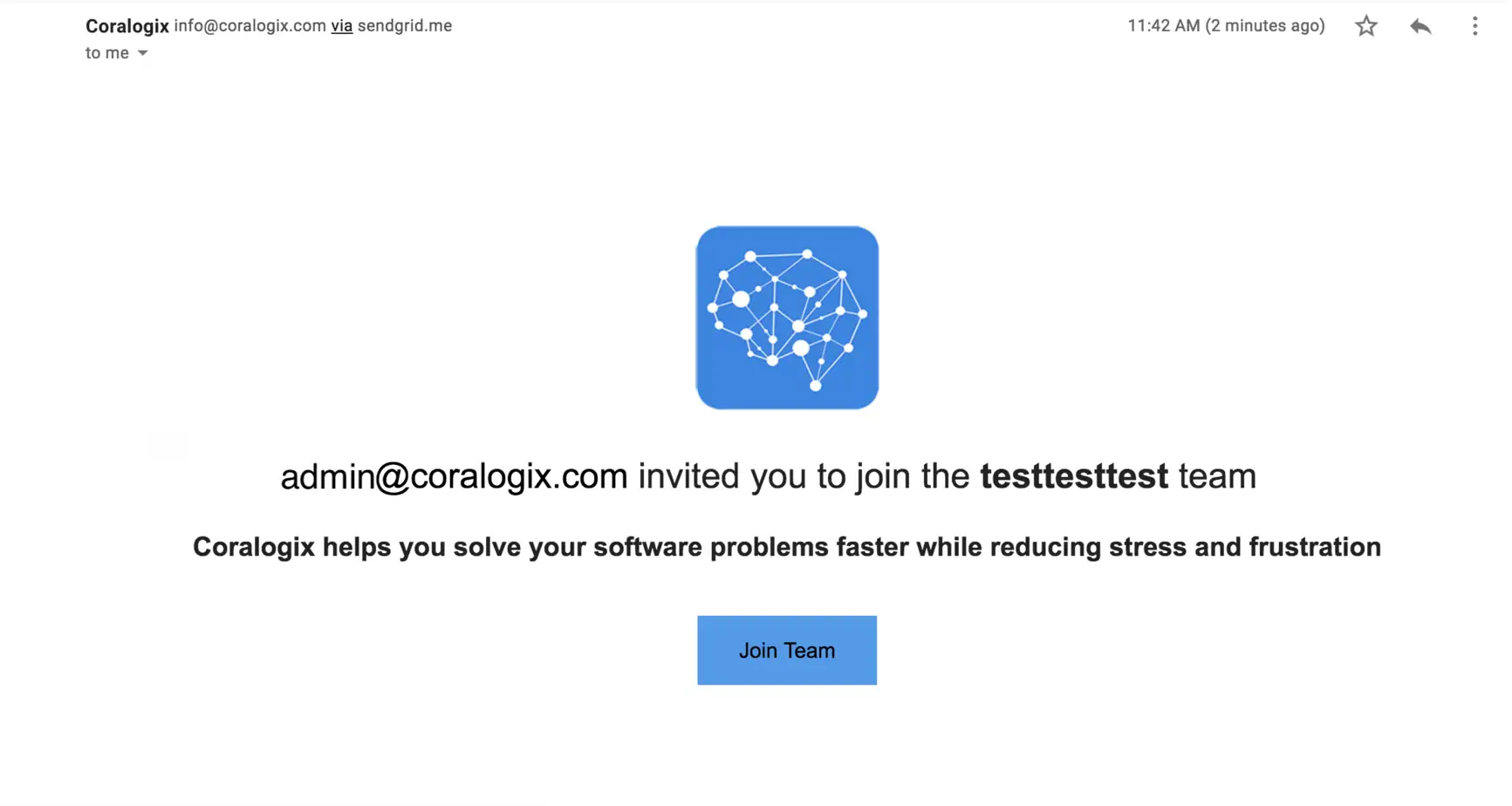 coralogix sso join request to user