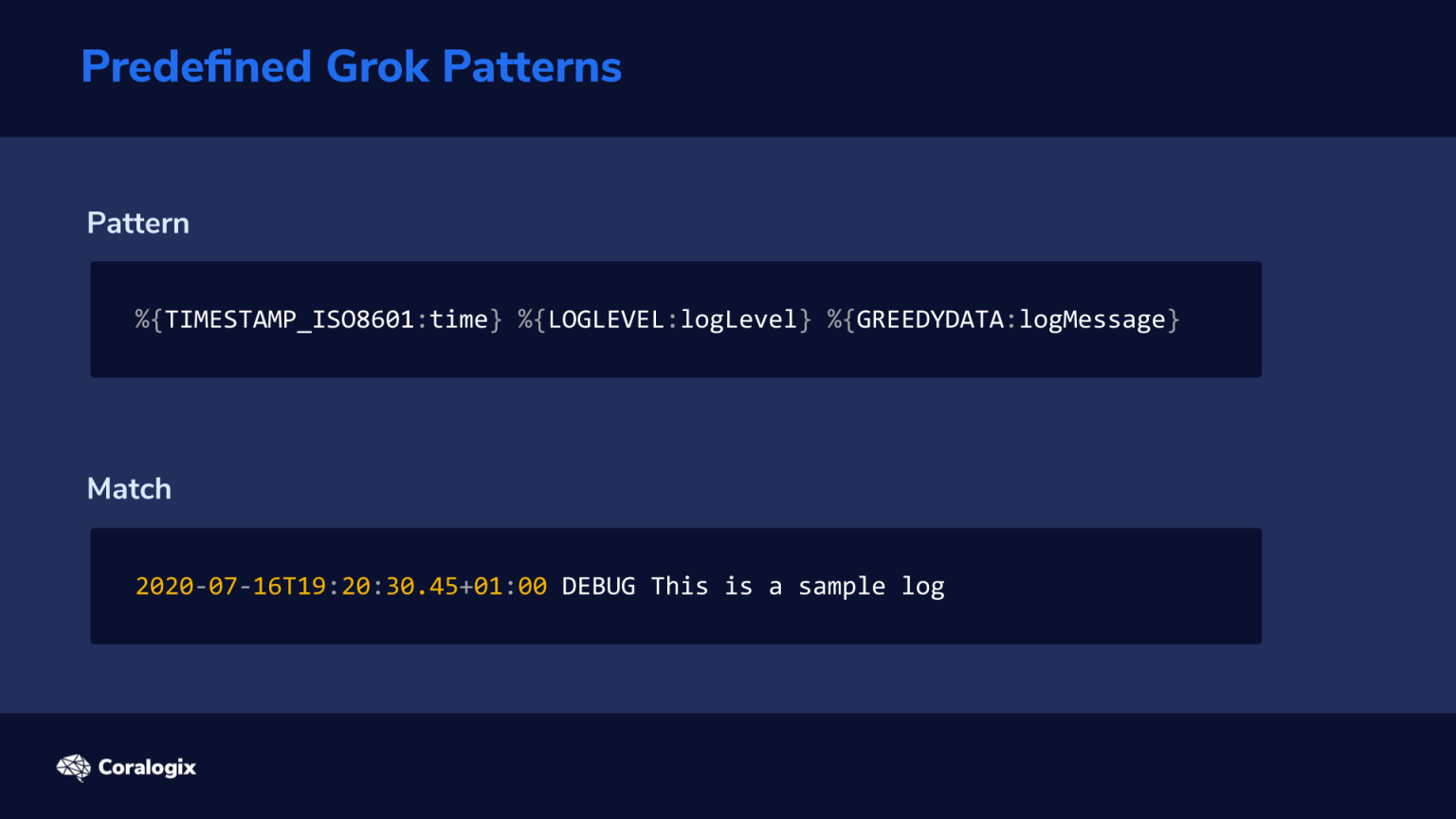 Tutorial Logstash Grok Patterns with Examples Coralogix