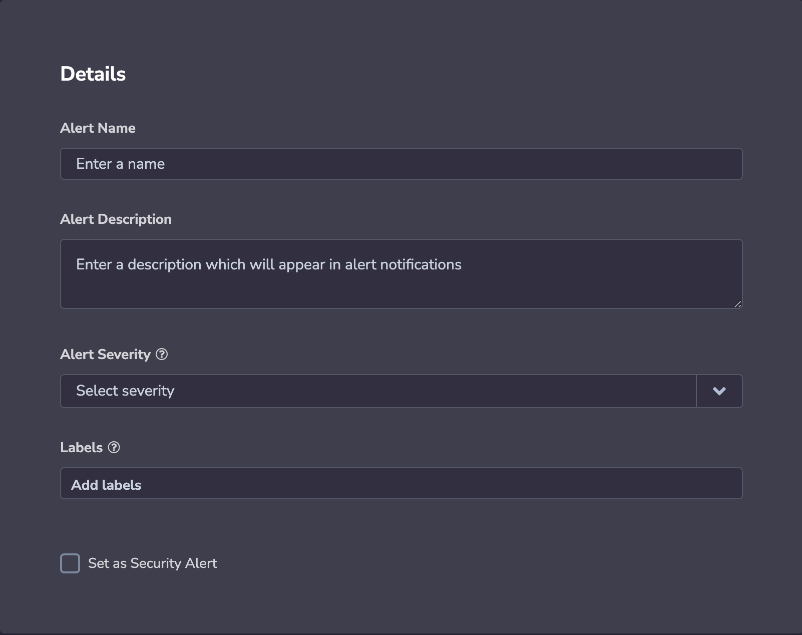 Tracing Alert - Coralogix