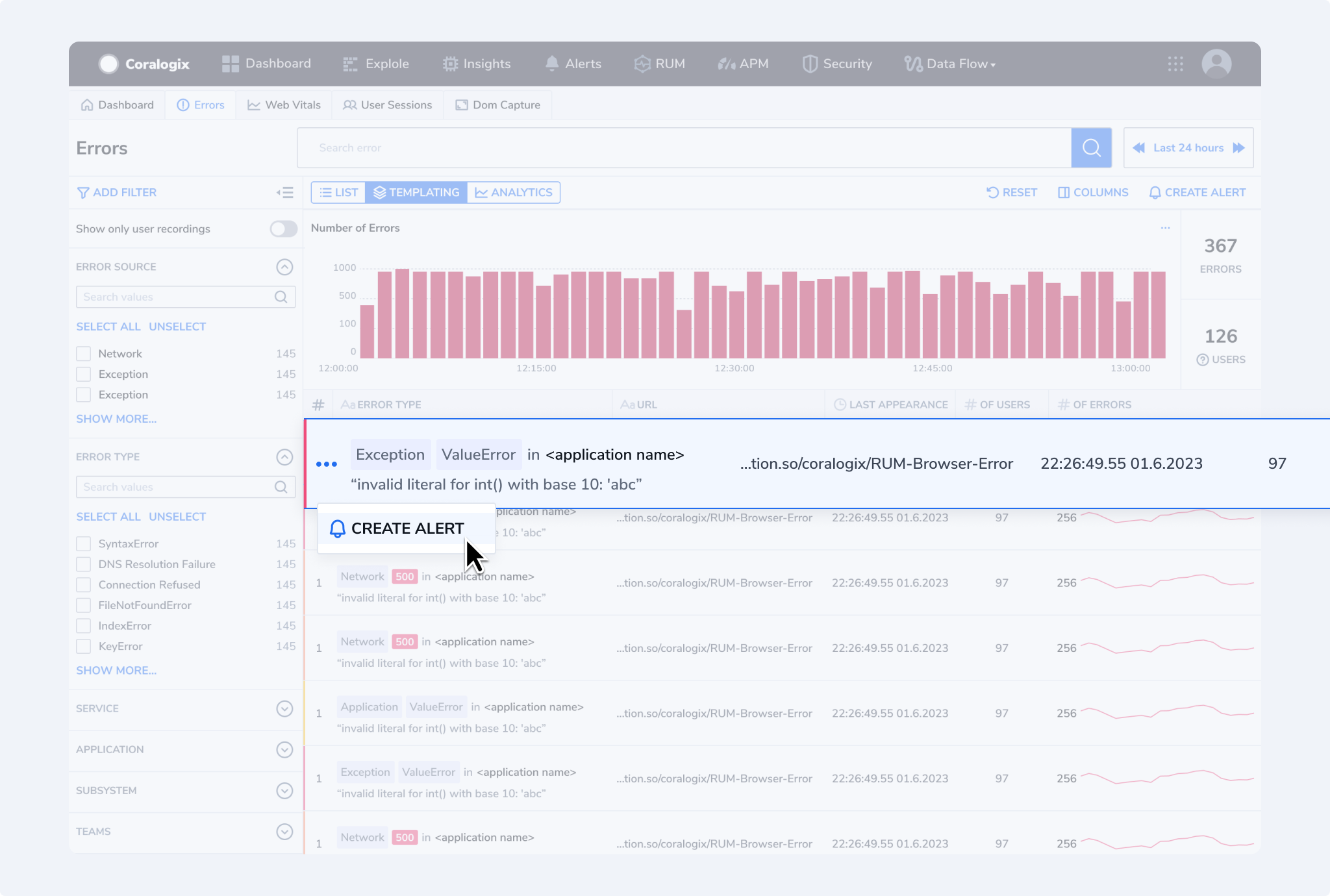 Error Tracking: User Manual - Coralogix