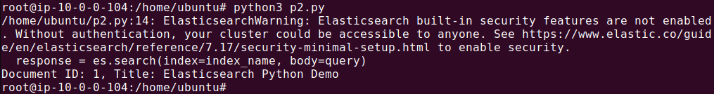 Elasticsearch with Python: Indexing, Searching, and Optimization ...