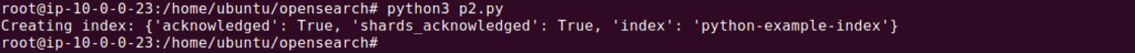 Opensearch Python 4