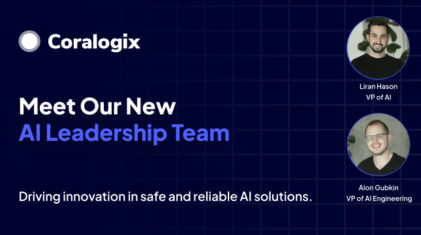 Coralogix Strengthens AI Leadership with Appointments of Liran Hason and Alon Gubkin