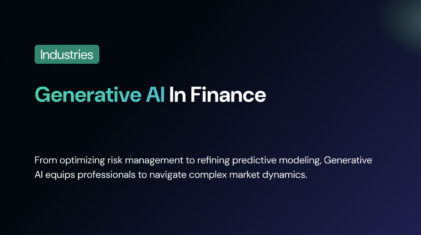 Generative AI In Finance