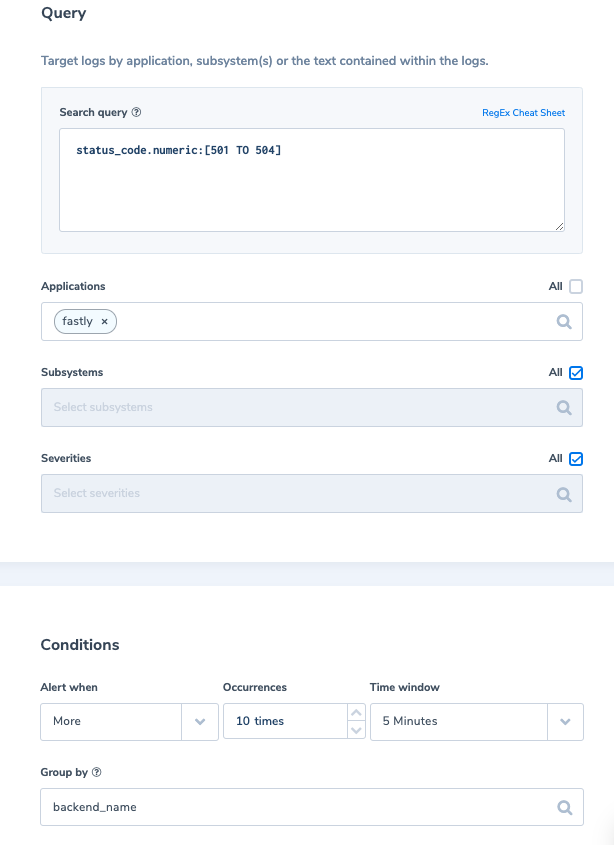 coralogix fastly blog backend outage alert