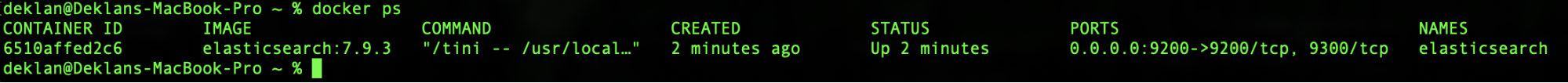 all running containers