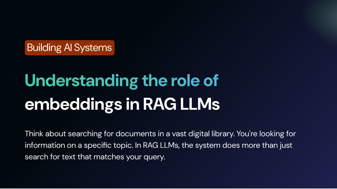 Understanding the Role of Embeddings in RAG LLMs