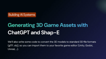 Generating 3D Game Assets with ChatGPT and Shap-E