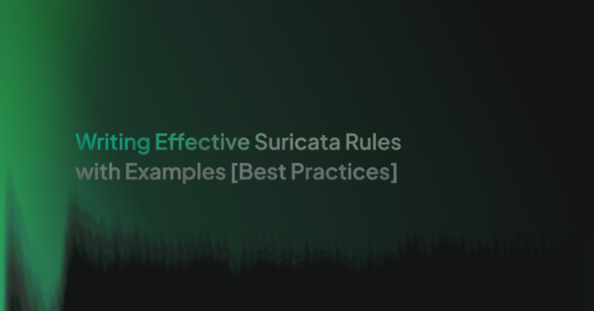 Writing Effective Suricata Rules with Examples [Best Practices] - Coralogix