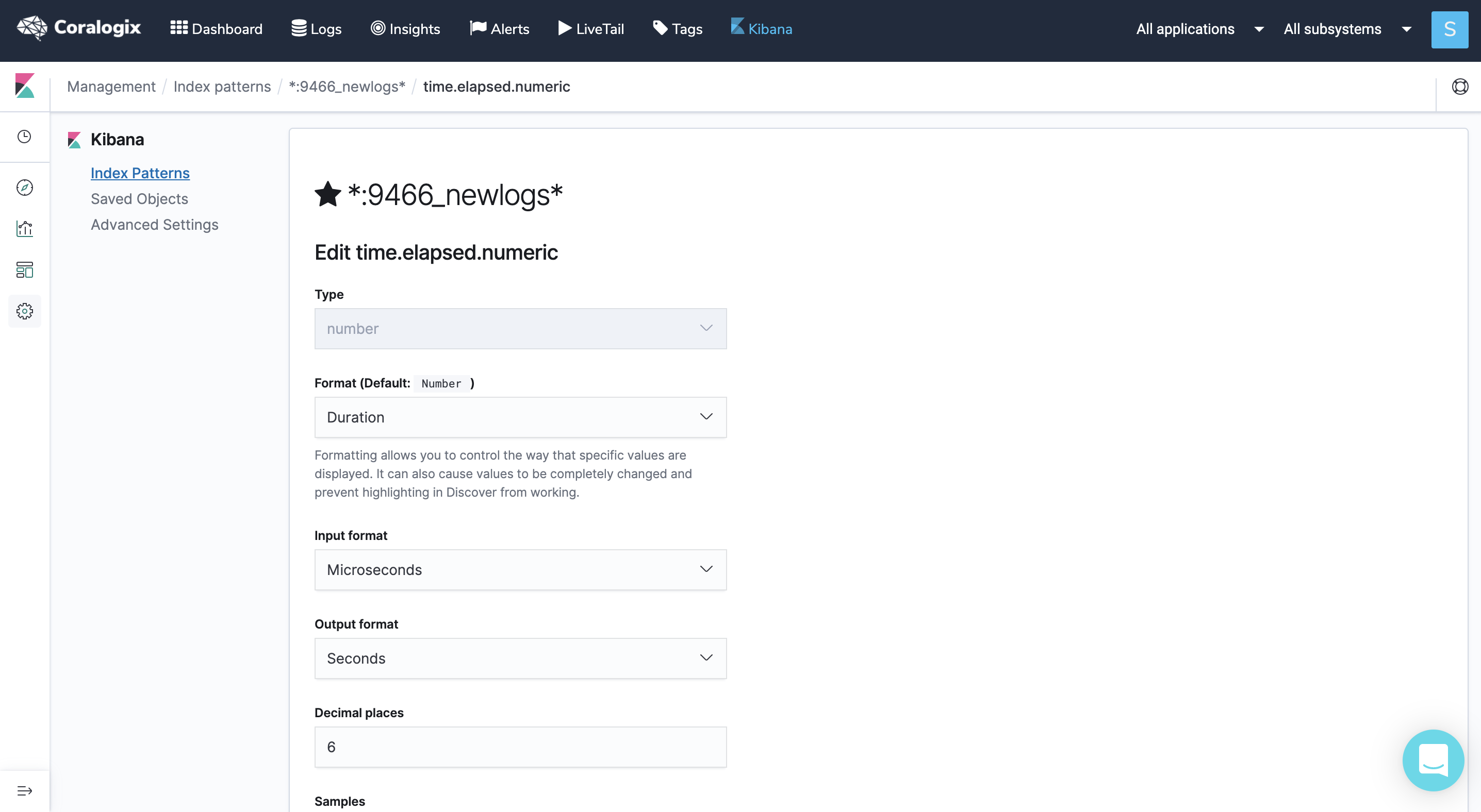 coralogix fastly insights blog request time field definition