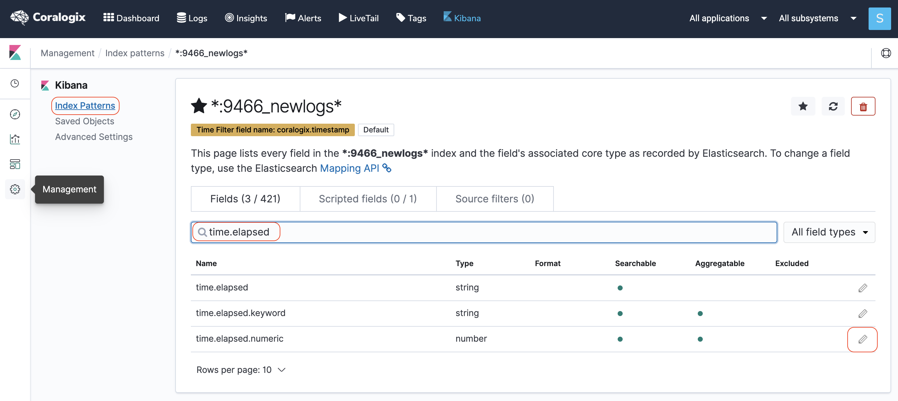 coralogix fastly insights blog kibana index pattern