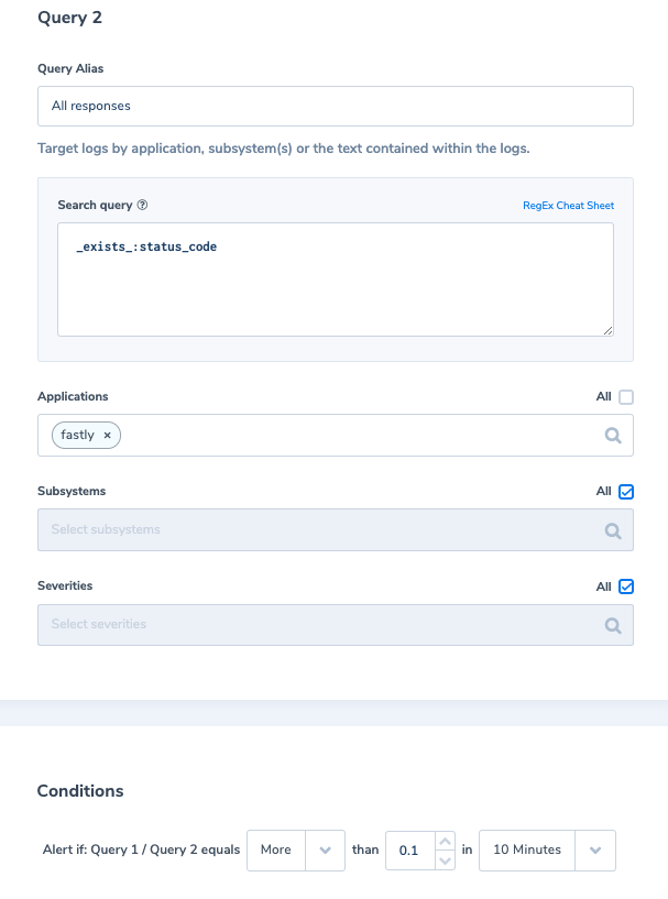 coralogix fastly blog high ratio 5xx b alert