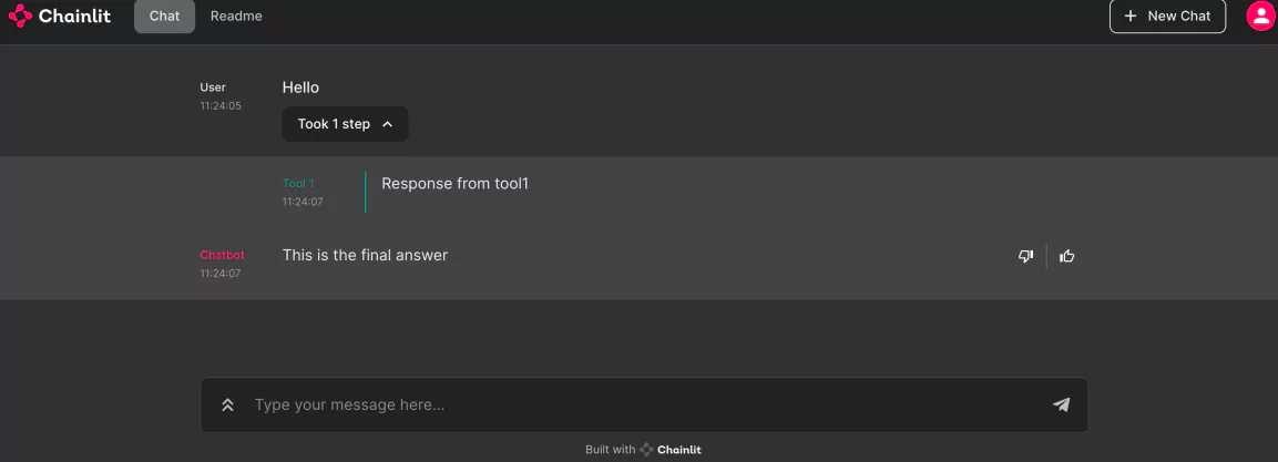 Chainlit Integration for Prototyping