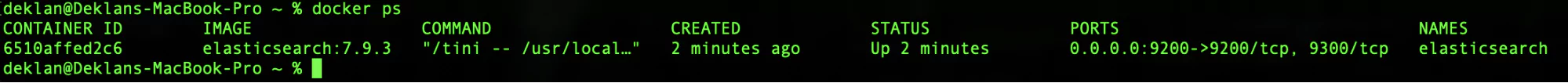 all running containers