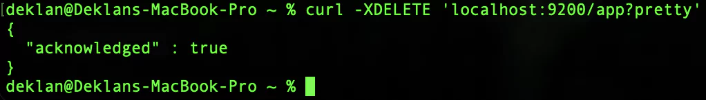 delete index
