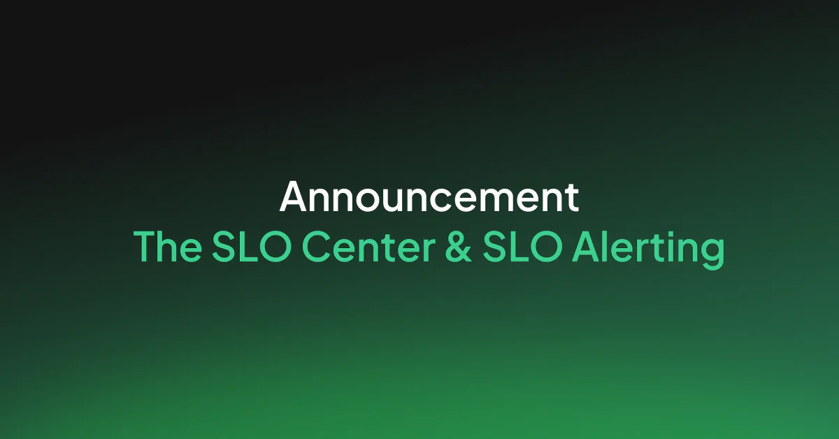 Coralogix SLO Center & SLO Alerts are now available