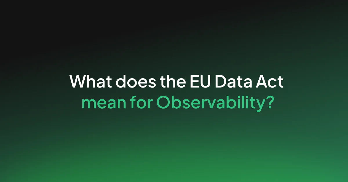 What does the EU Data Act mean for Observability?