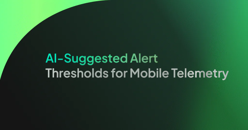 AI-Suggested Alert Thresholds for Mobile Telemetry