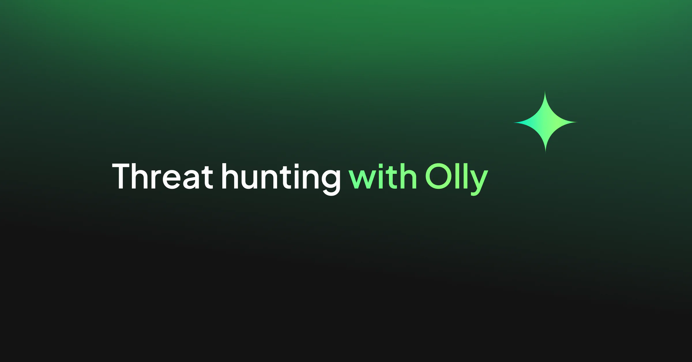 Threat hunting with Olly