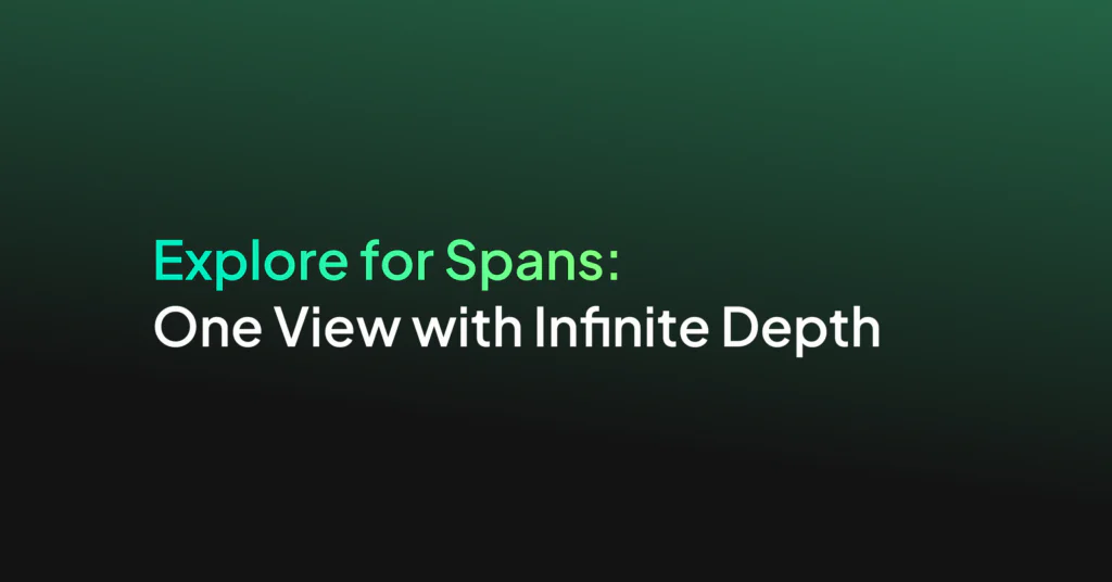 Explore for Spans: One View with Infinite Depth