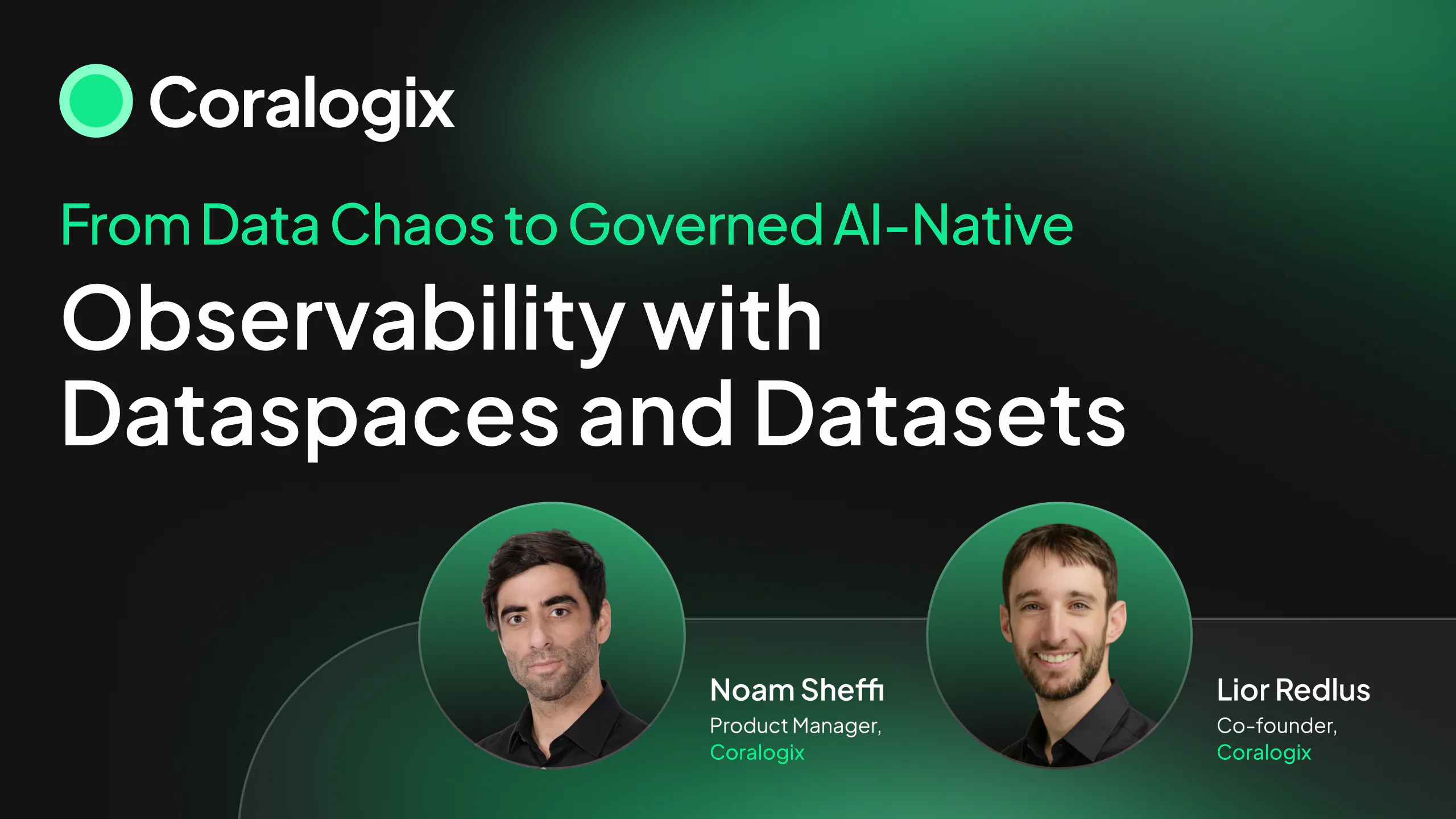 From Data Chaos to Governed AI-Native Observability with Dataspaces and Datasets